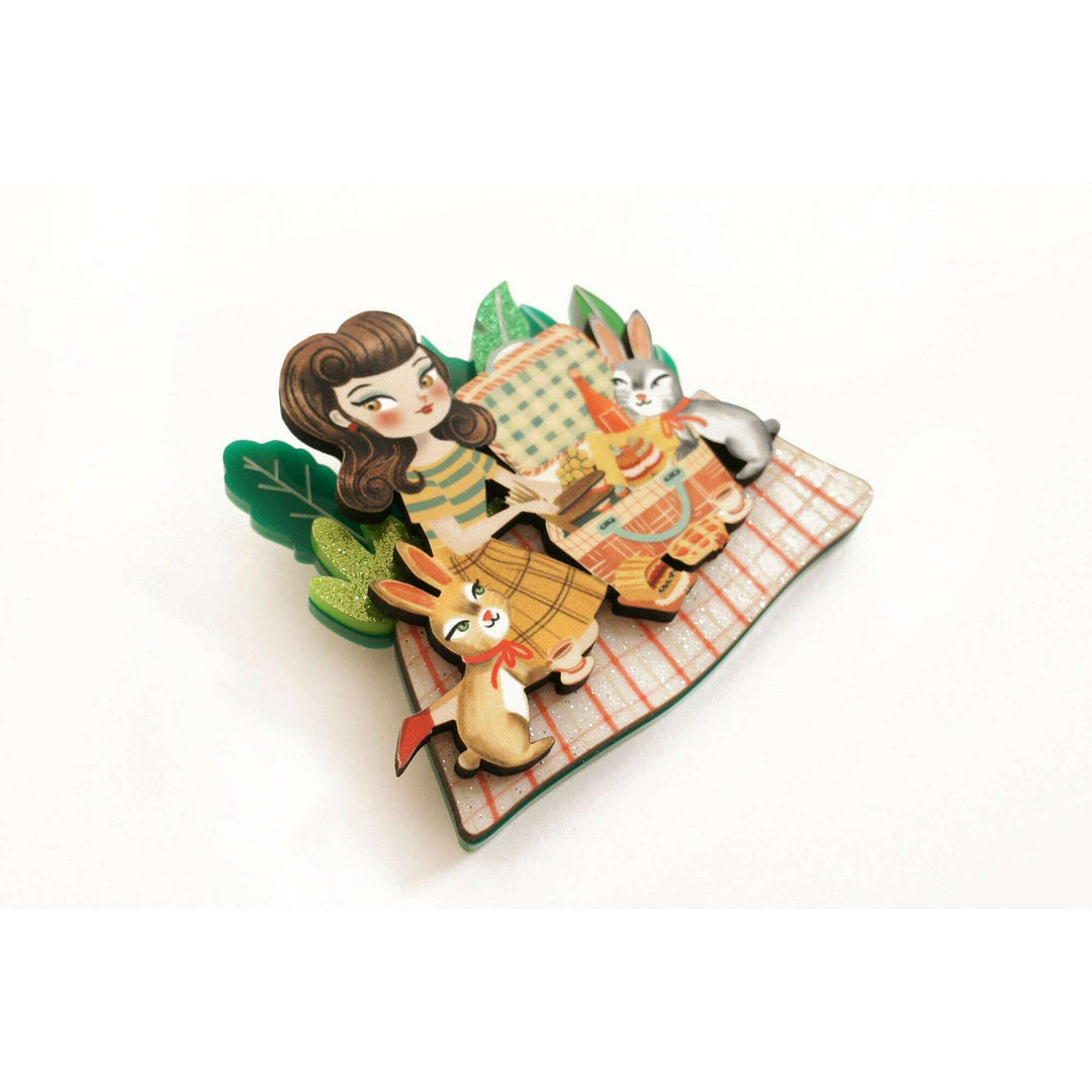 Picnic Brooch by Laliblue