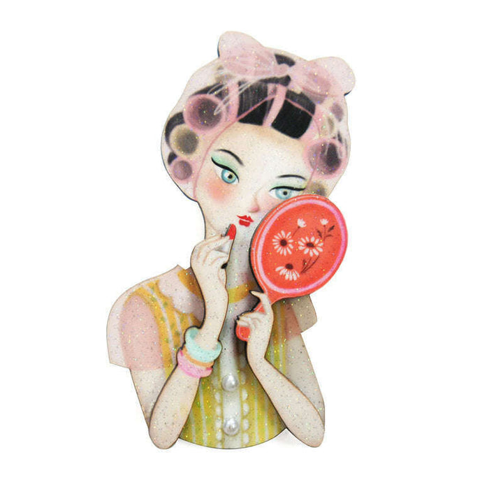 Vanity Lady Brooch by Laliblue