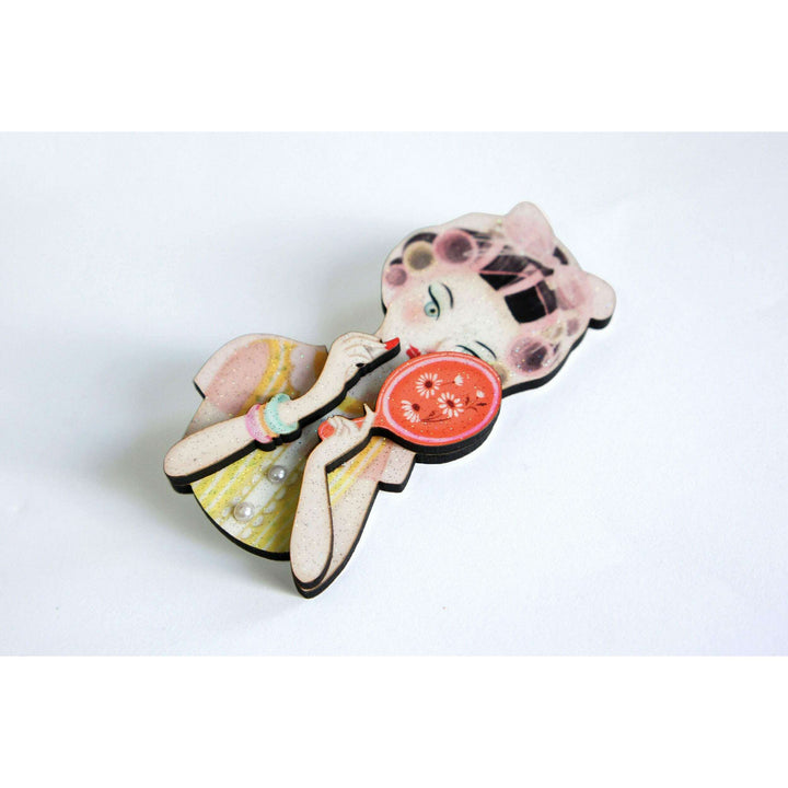 Vanity Lady Brooch by Laliblue