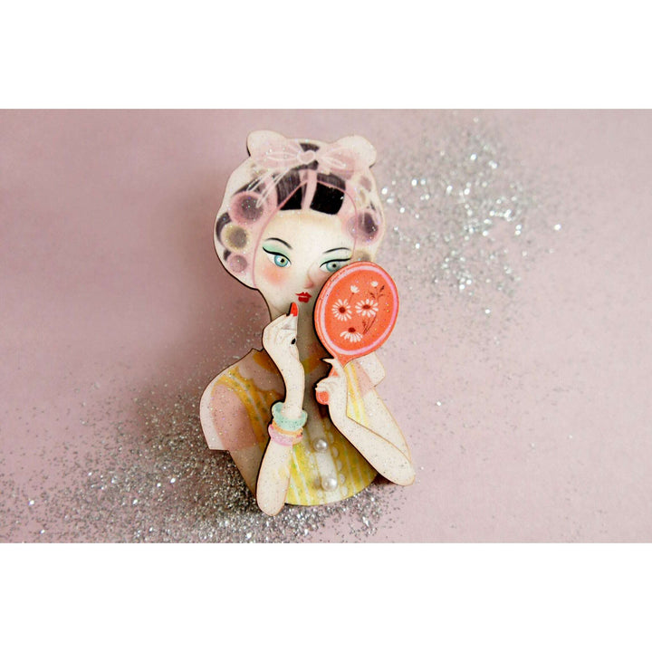 Vanity Lady Brooch by Laliblue