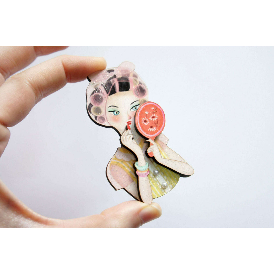 Vanity Lady Brooch by Laliblue