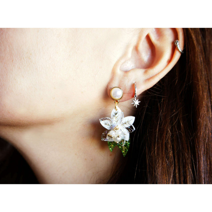Winter Flowers Earrings by Laliblue
