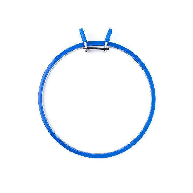 Large Spring Metal Embroidery Hoop Nurge 160-1 Deep Blue