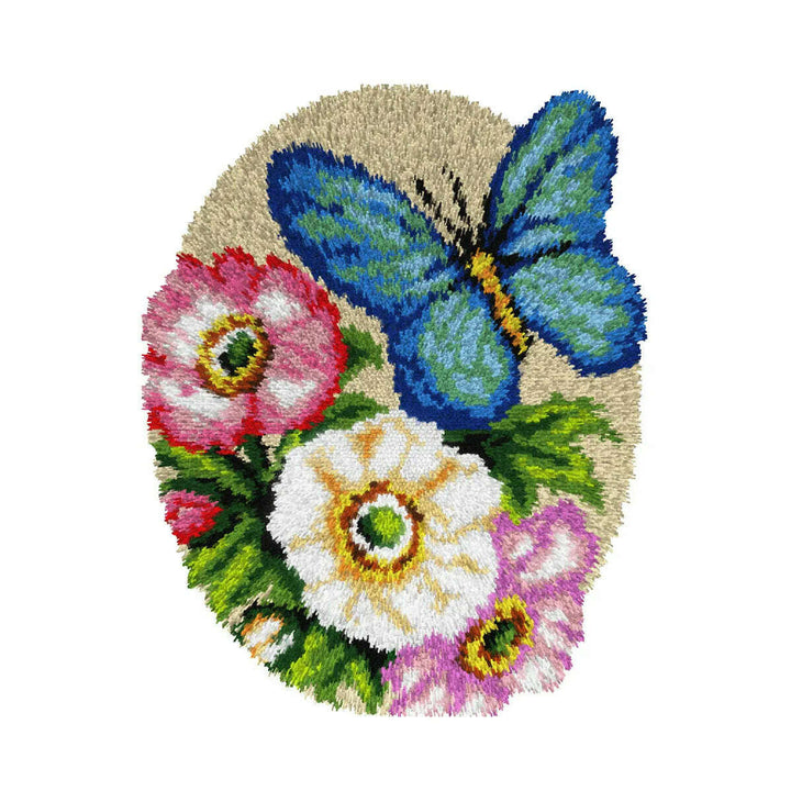 Latch hook rug kit "Butterfly" 4238