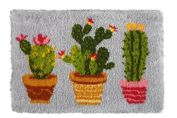 Latch hook rug kit "Cactus" 4076
