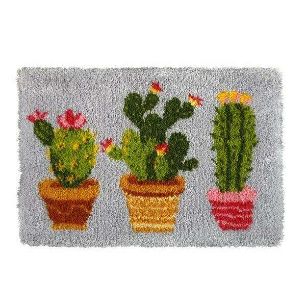 Latch hook rug kit "Cactus" 4076