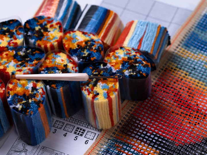 Latch hook rug kit "Alpacas" 4103