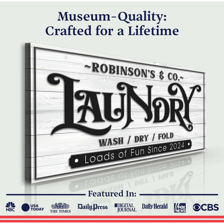 Laundry Room Sign IX