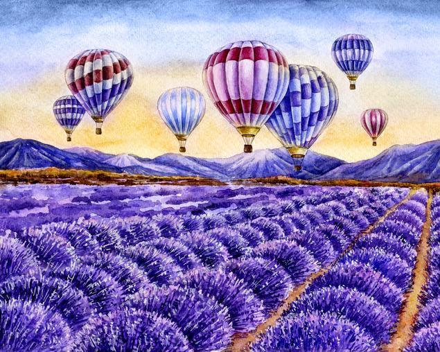 Lavender Daylight CS2586 19.7 x 15.8 inches Crafting Spark Diamond Painting Kit