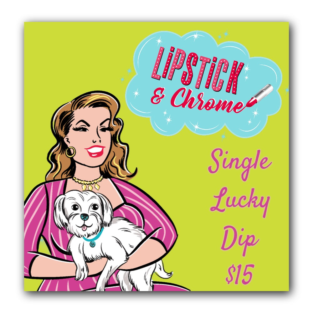 Mystery Brooch Lucky Dip — Surprise Vintage Pin | Lipstick & Chrome