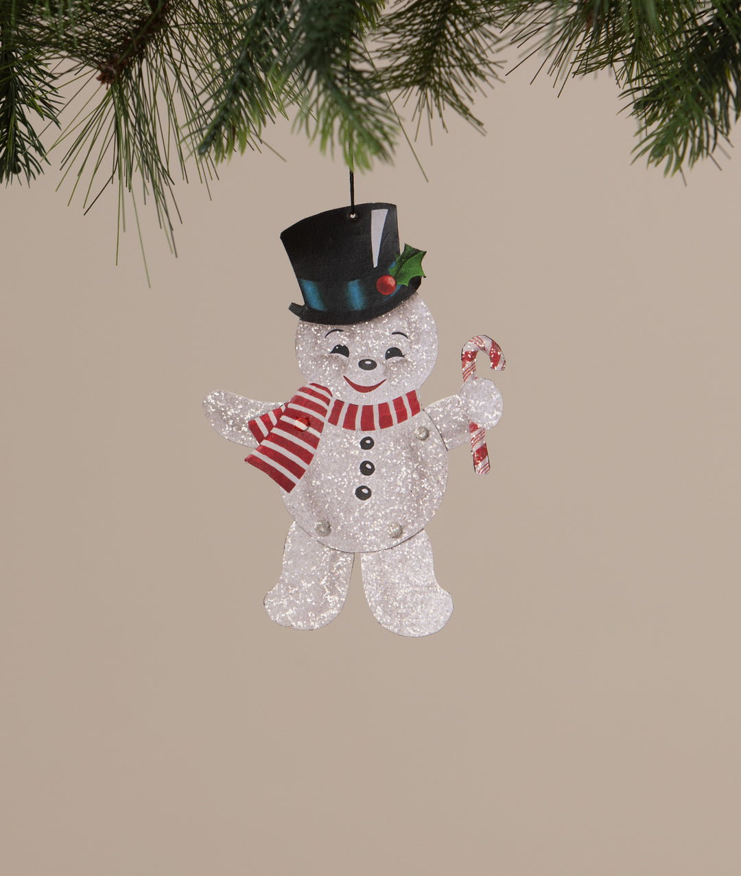Retro Rockin' Snowman Ornament by Bethany Lowe Designs, image 2