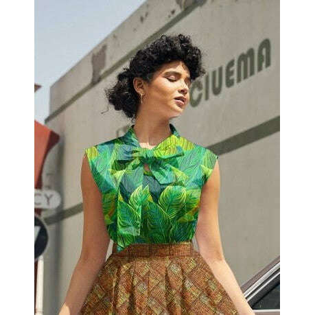 Leaves Bow Top