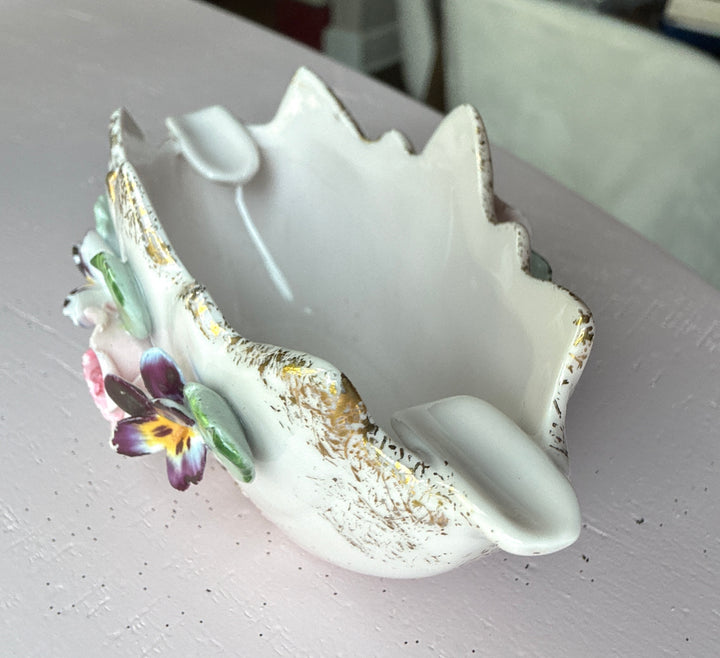Lefton trinket dish angle view