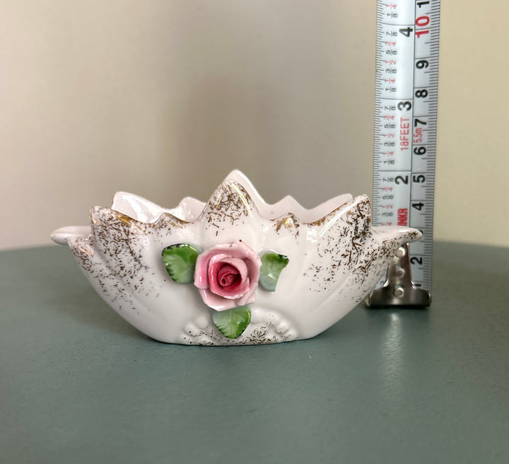 Lefton trinket dish height measurement