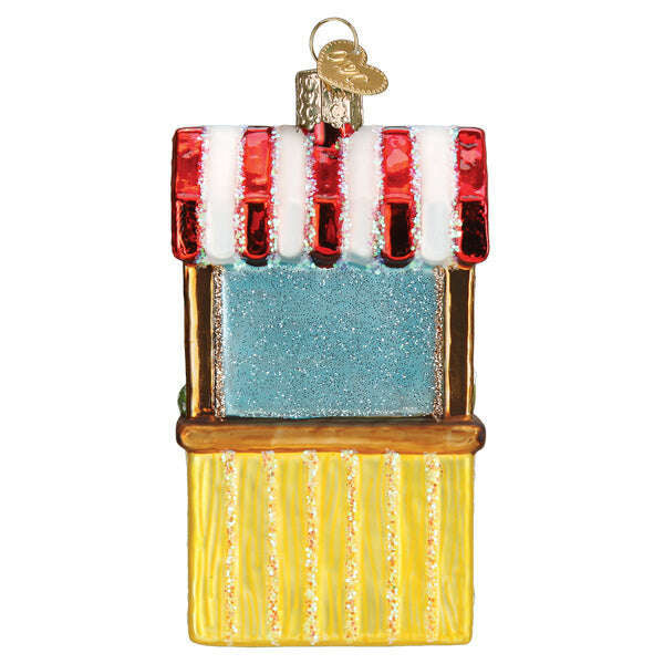 Old World Christmas Lemonade Stand Blown Glass Ornament