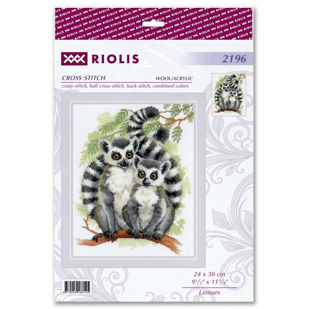 Lemurs R2196 Counted Cross Stitch Kit