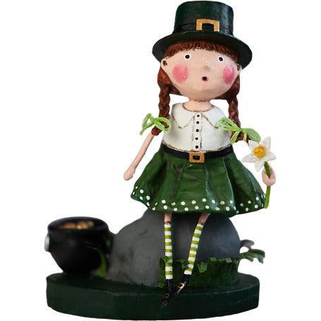 Leprechaun Lady St. Patrick's Day Figurine by Lori Mitchell - Quirks!