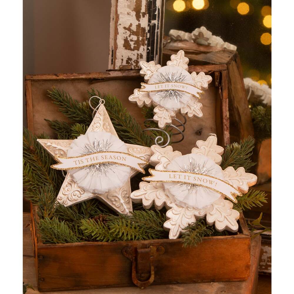 Let it Snow Napkin Holder by Bethany Lowe Designs 2