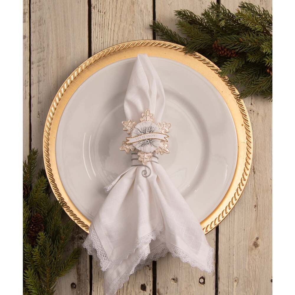 Let it Snow Napkin Holder by Bethany Lowe Designs