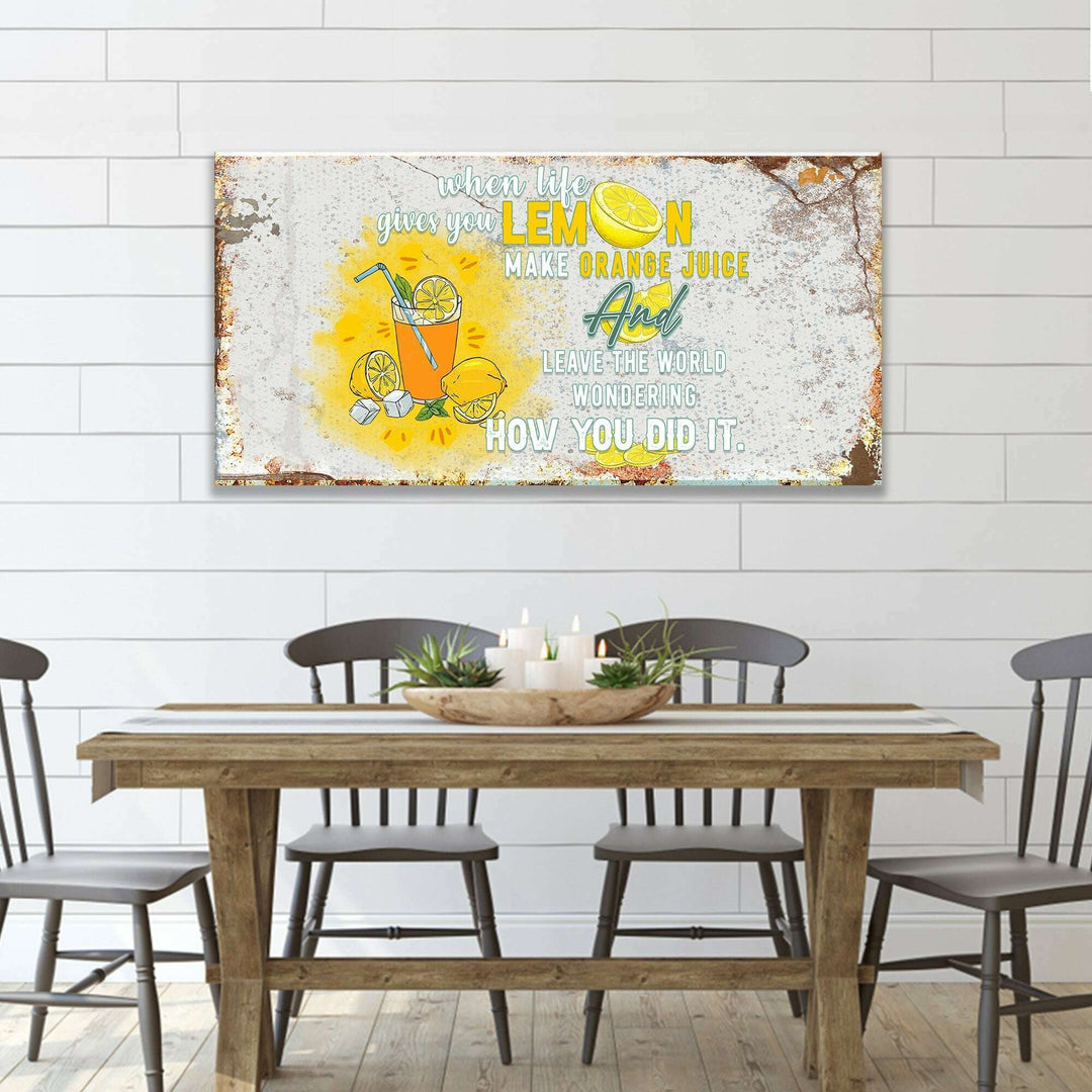 Life And Lemons Sign