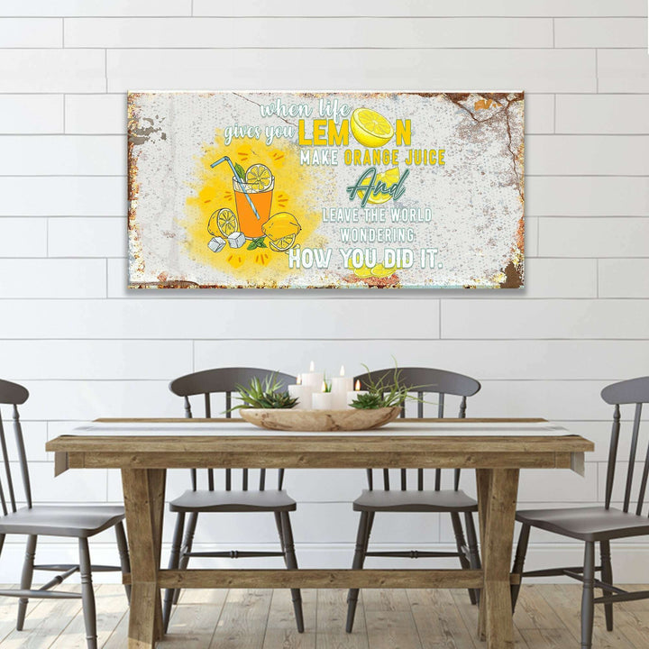 Life And Lemons Sign