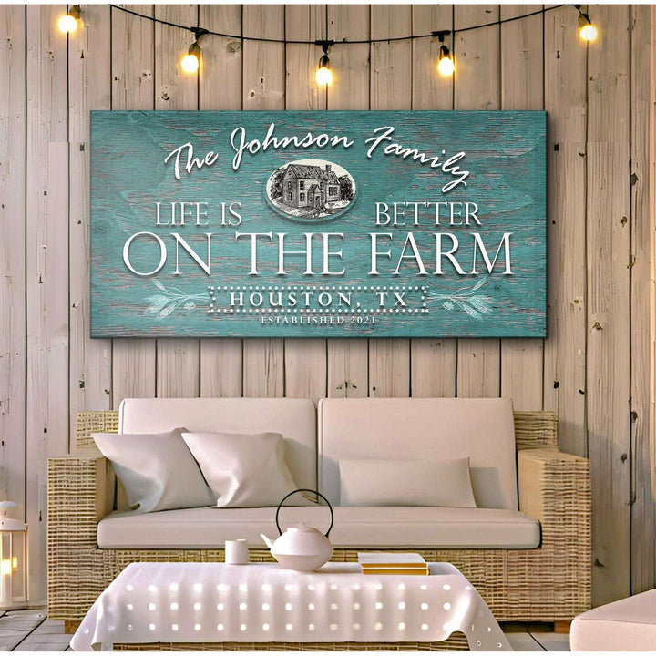 Life Is Better On The Farm Sign VI