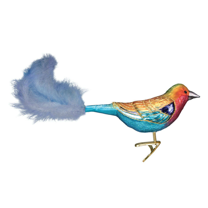 Old World Christmas Lilac-Breasted Roller Blown Glass Ornament