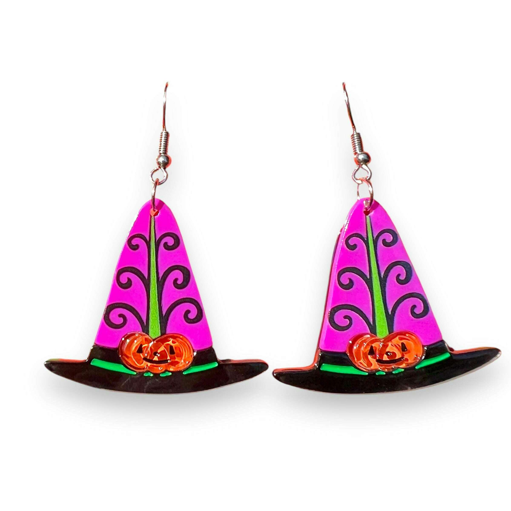 Hagatha and Her Hat Brooch & Earrings Set by Johanna Parker x Lipstick & Chrome – view 2