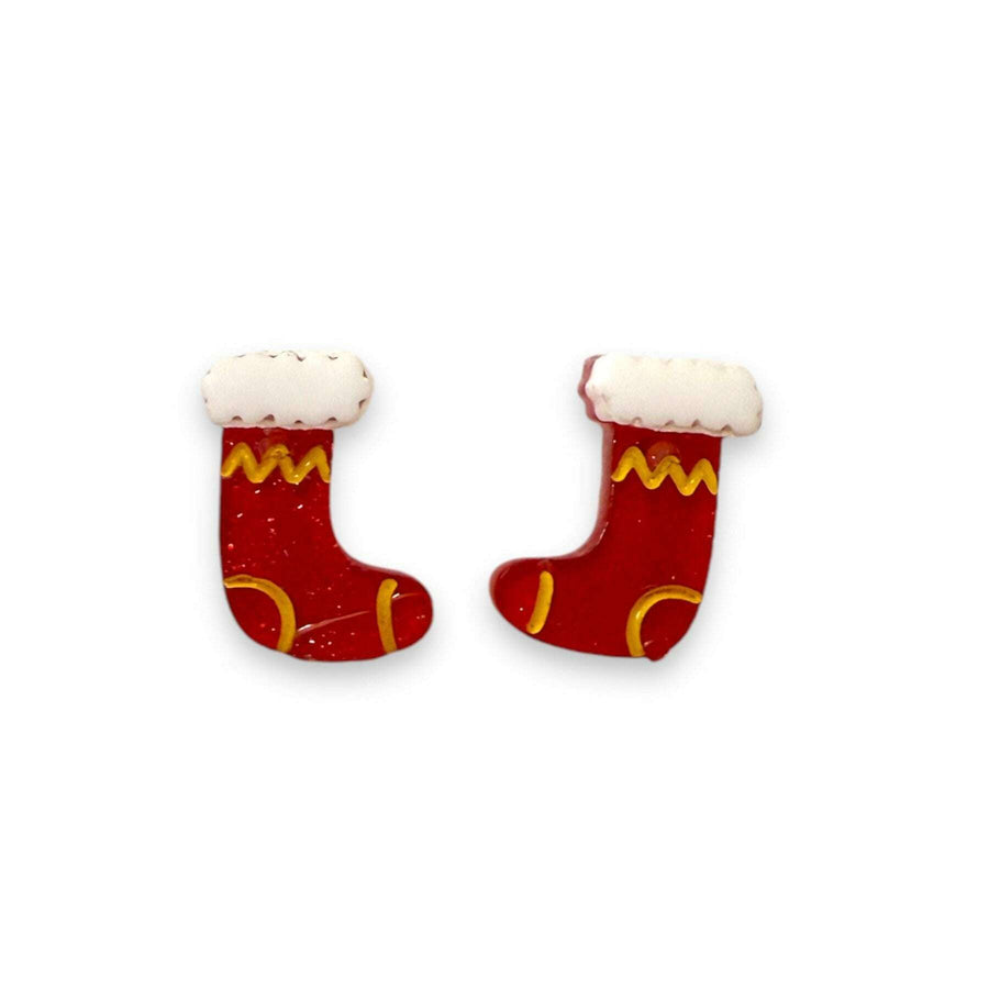 Itty-Bitty Stocking Earrings by Lipstick & Chrome – view 2