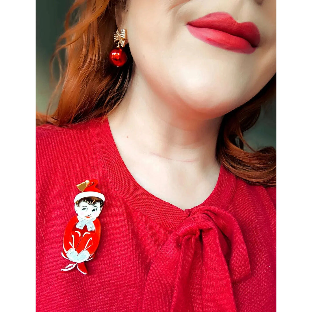 Merry Mischief Brooch by 50's Vintage Dame x Lipstick & Chrome – view 8