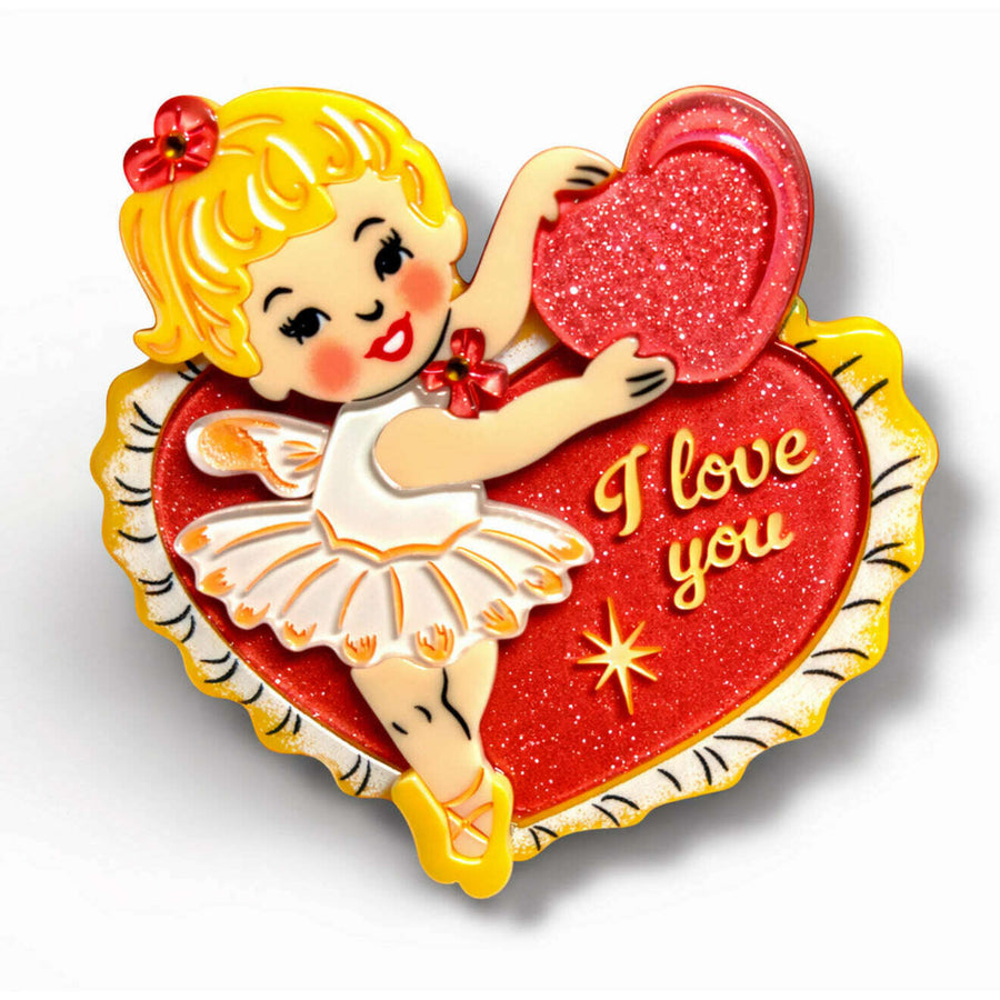 Retro Romance Brooch by 50's Vintage Dame x Lipstick & Chrome – view 2