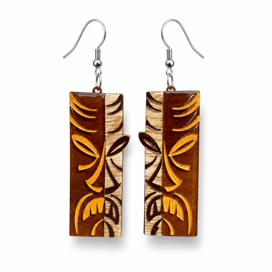 Tiki Totem Earrings by Miss Fluff x Lipstick & Chrome