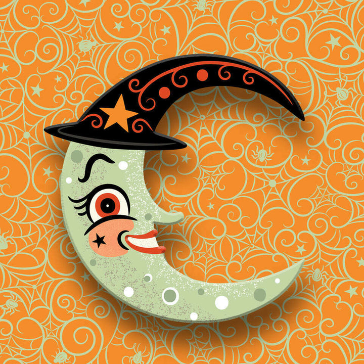Witchy Crescent Moonhilda Brooch by Johanna Parker x Lipstick & Chrome – view 3