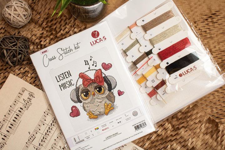 Listen Music B1402L Counted Cross-Stitch Kit