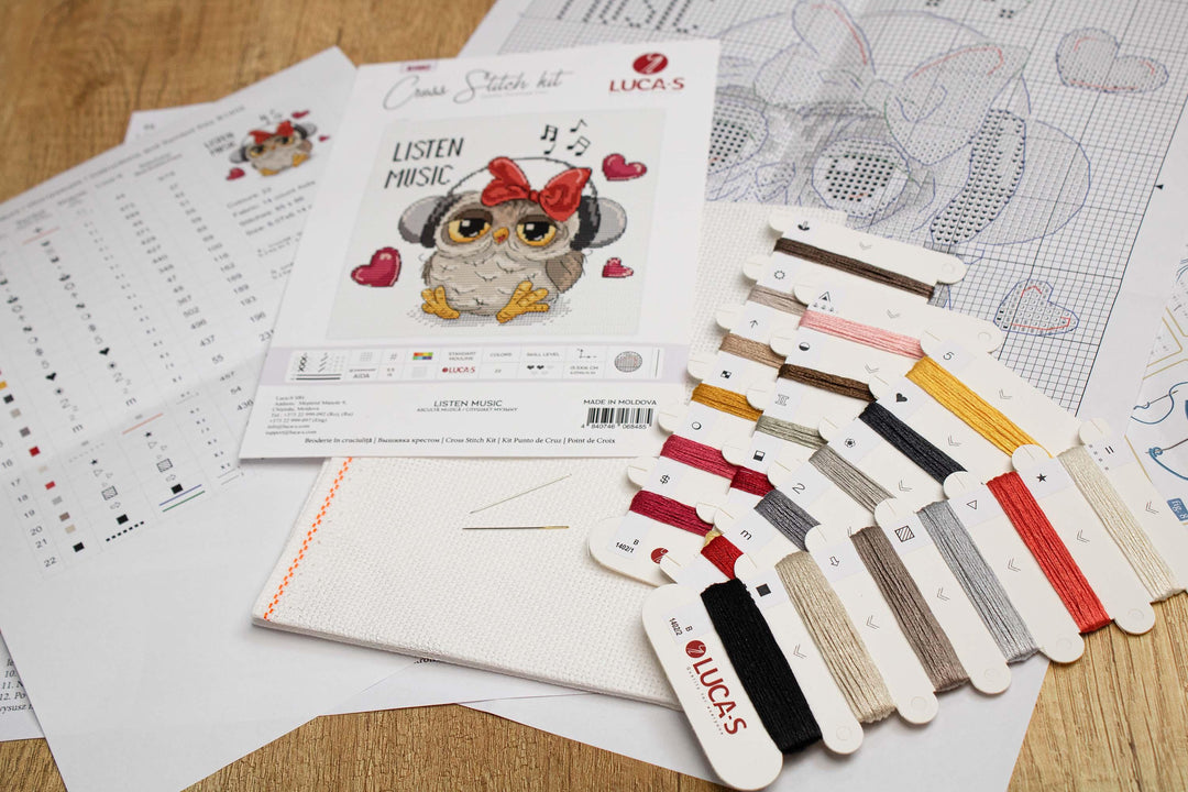 Listen Music B1402L Counted Cross-Stitch Kit