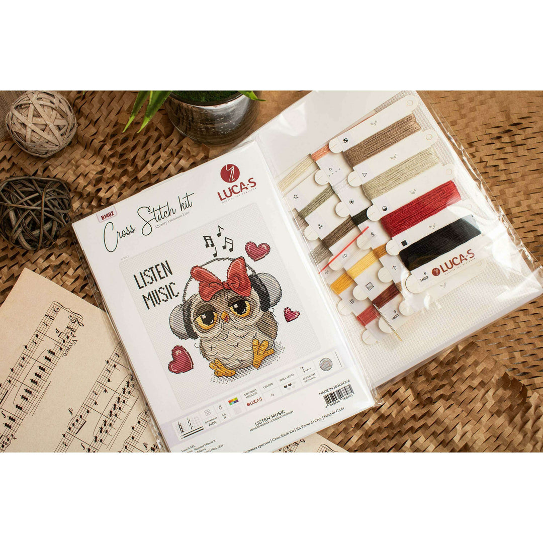 Listen Music B1402L Counted Cross-Stitch Kit