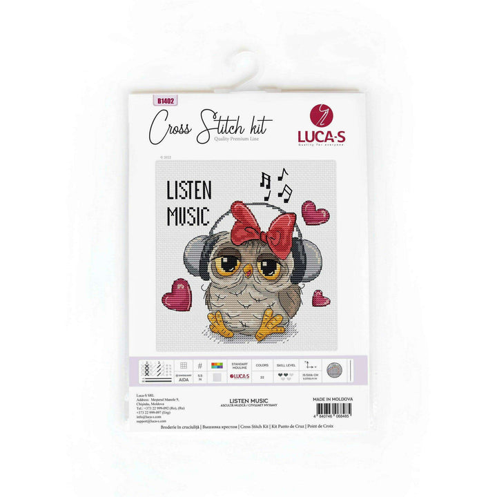 Listen Music B1402L Counted Cross-Stitch Kit