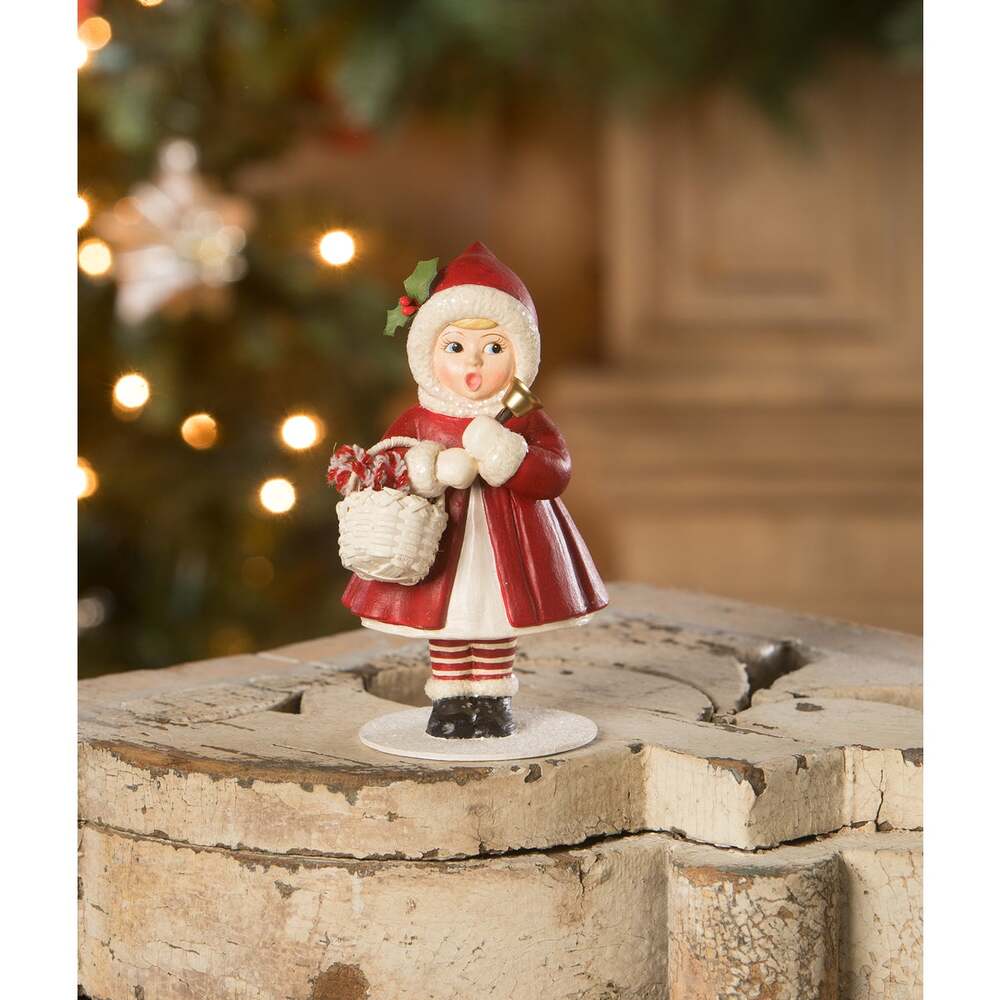 Little Caroling Lucy with Bell by Bethany Lowe Designs