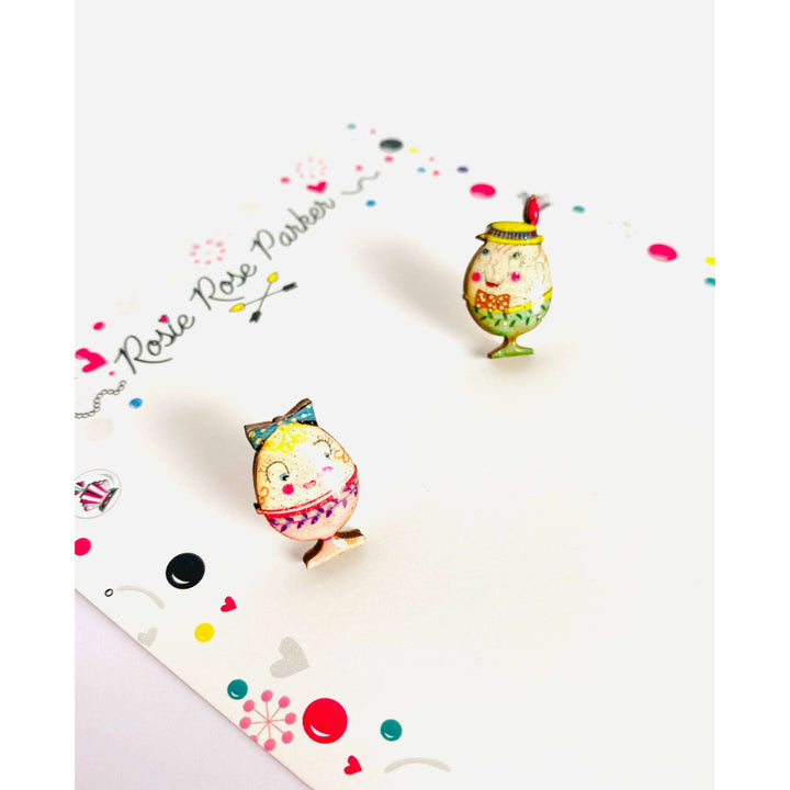 Little Easter Egg Studs by Rosie Rose Parker