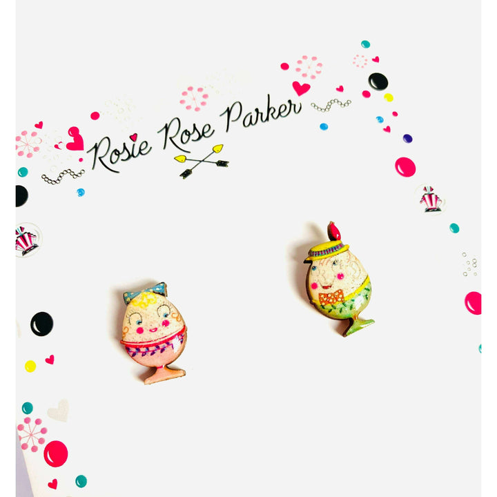 Little Easter Egg Studs by Rosie Rose Parker