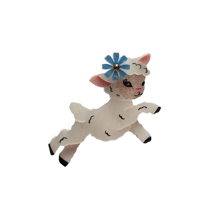 Little Lamb Brooch by Cherryloco Jewellery 1