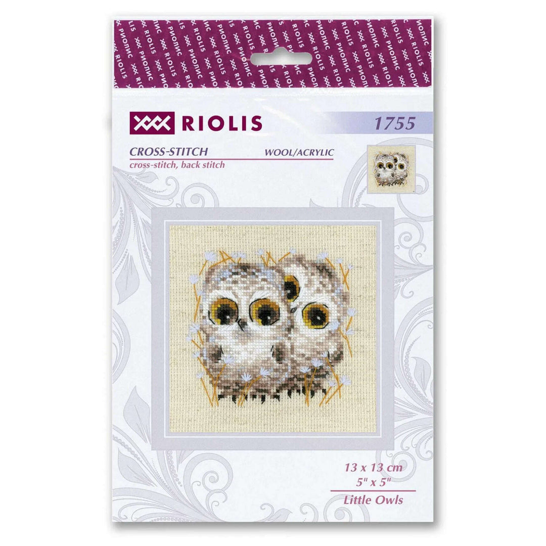 Little Owls R1755 Counted Cross Stitch Kit