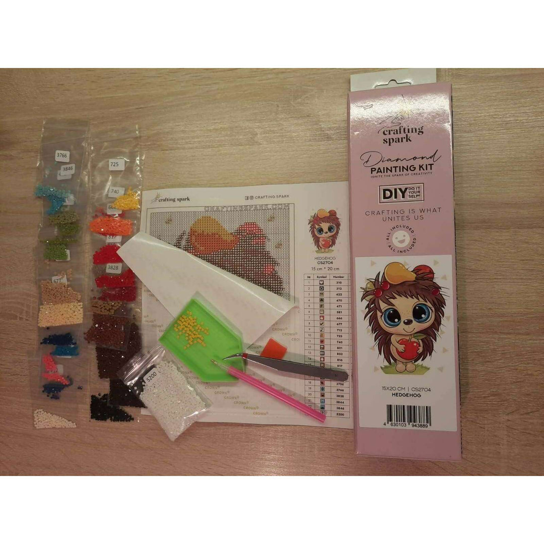 Little Santa CS2697 7.9 x 7.9 inches Crafting Spark Diamond Painting Kit