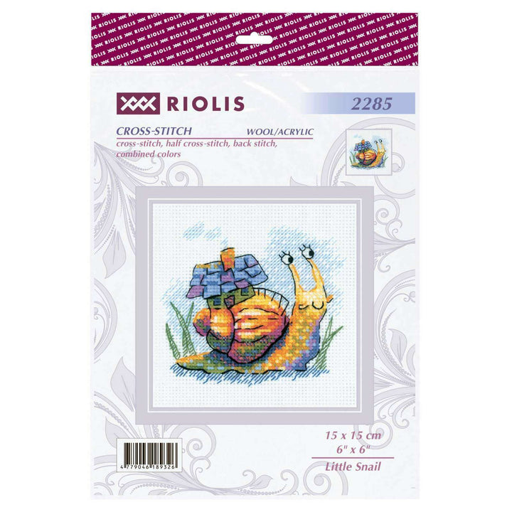 Little Snail R2285 Counted Cross Stitch Kit