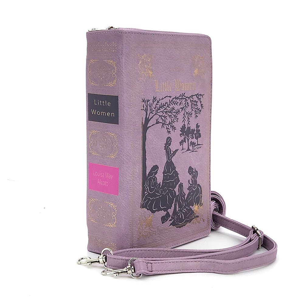 Little Women Book Clutch Bag In Vinyl by Book Bags