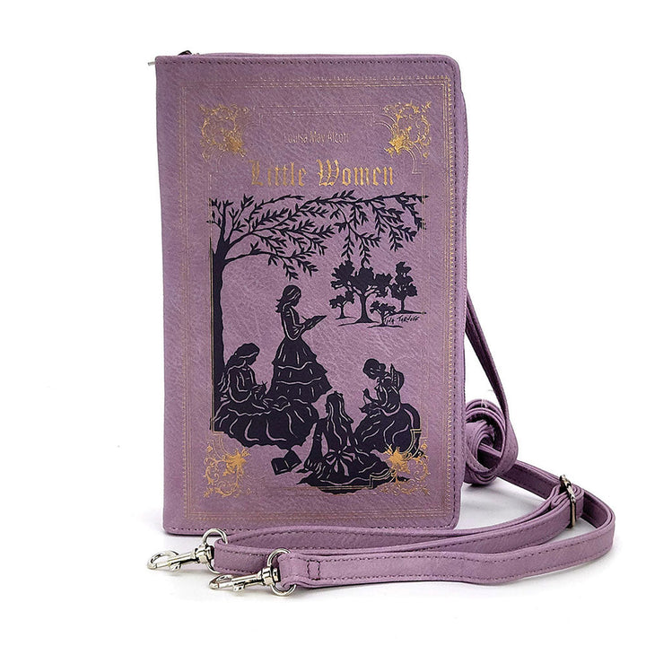 Little Women Book Clutch Bag In Vinyl by Book Bags