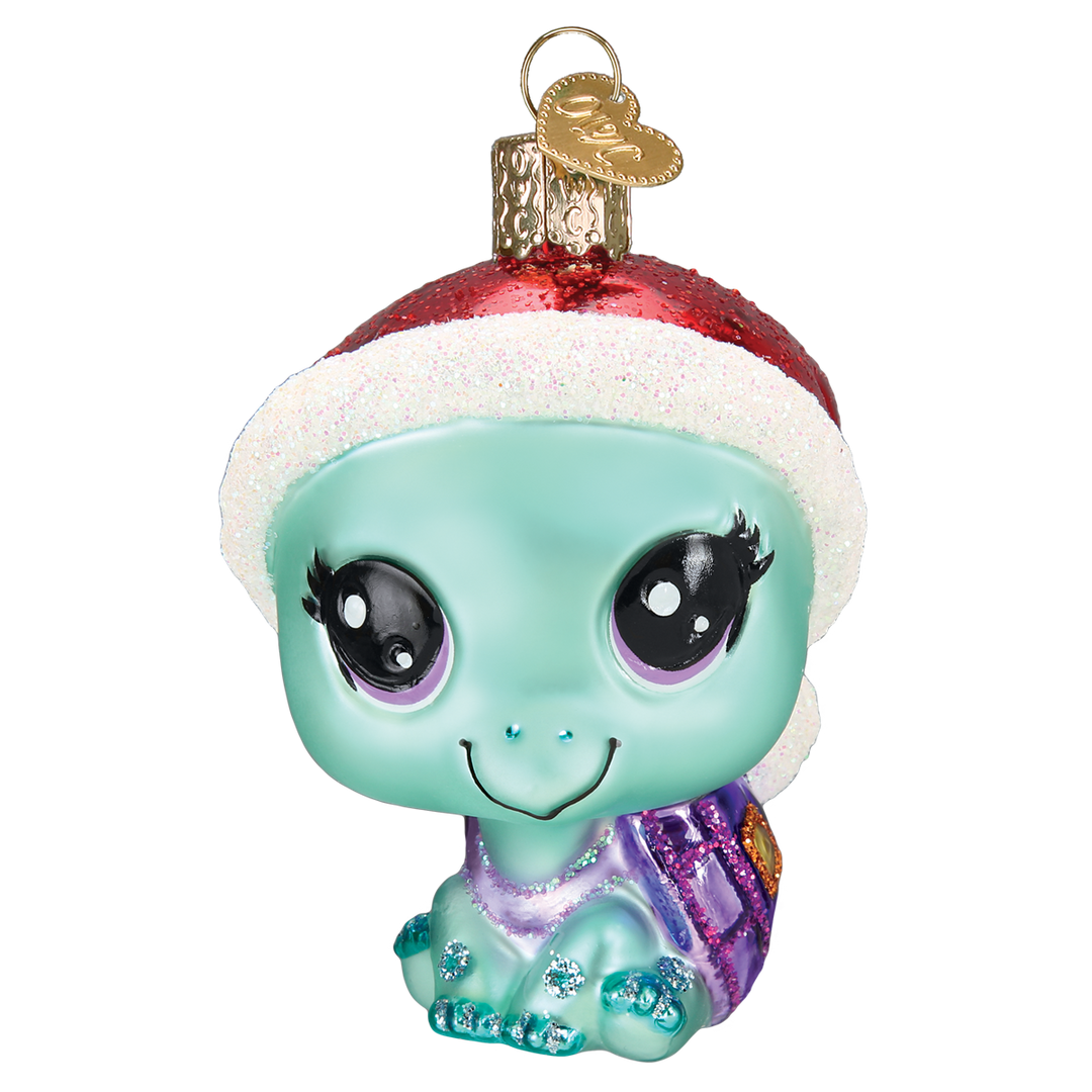 Old World Christmas Littlest Pet Shop Bev Blown Glass Ornament