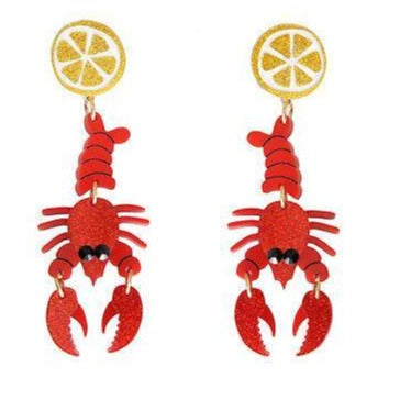 Lobster Earrings by Laliblue - Quirks!