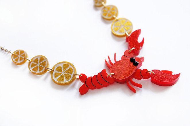 Lobster Necklace by Laliblue - Quirks!