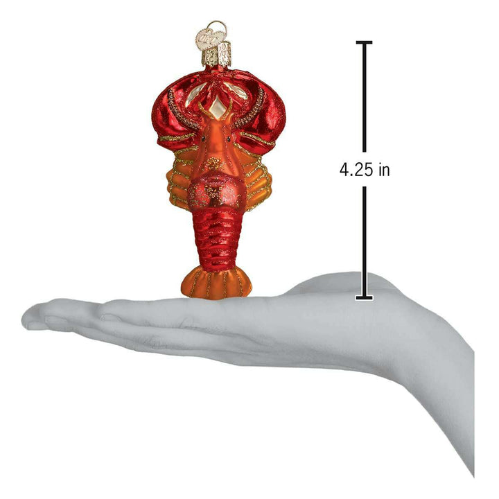 Old World Christmas Lobster Blown Glass Ornament